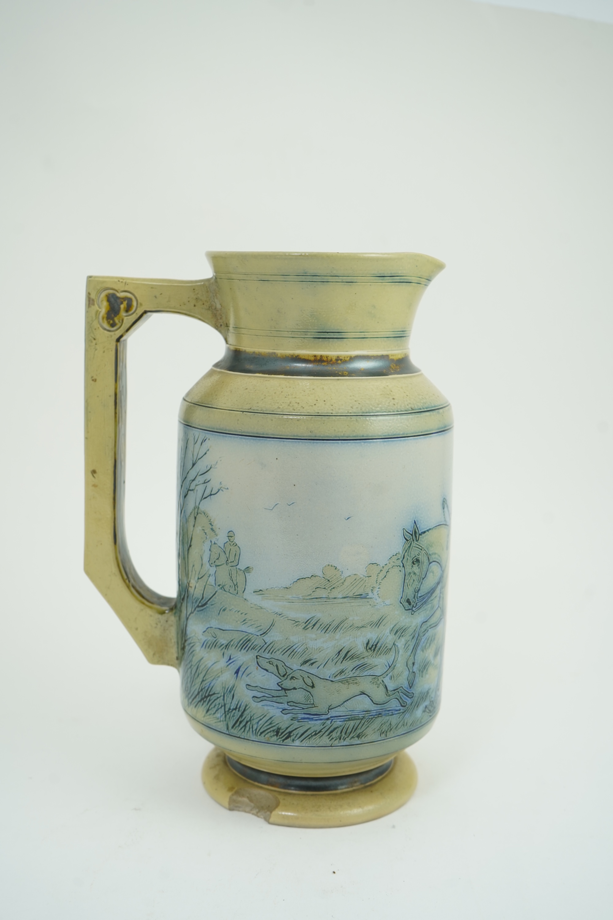 Robert Wallace Martin for Martin Brothers: A large stoneware ewer